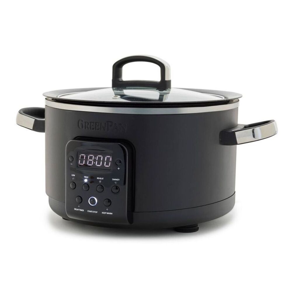 New in Box - GreenPan -  PFAS-Free Nonstick 4qt Slow Cooker Matte  Black